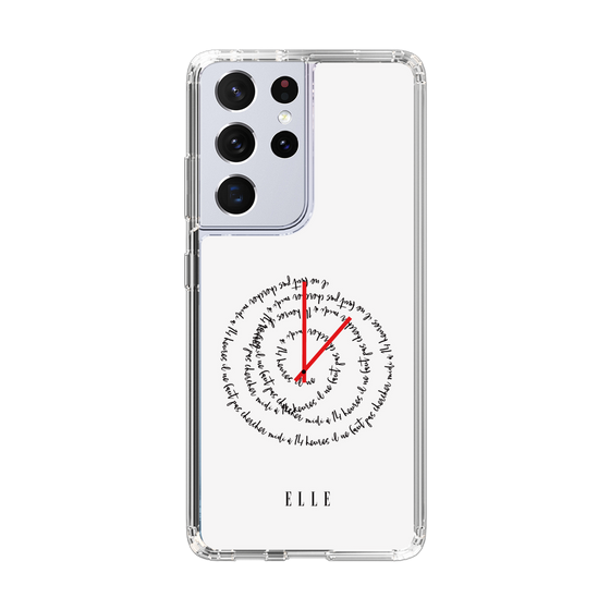 スリムプロテクションケース［ ELLE - Do not look to 12 to 2 p.m. ］