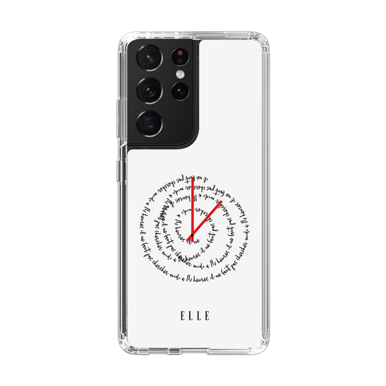 スリムプロテクションケース［ ELLE - Do not look to 12 to 2 p.m. ］