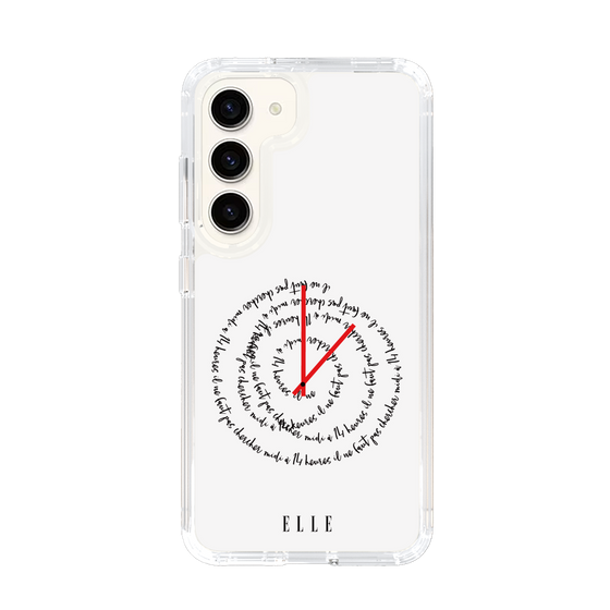 スリムプロテクションケース［ ELLE - Do not look to 12 to 2 p.m. ］