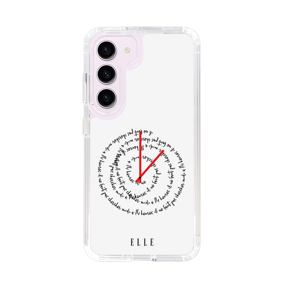 スリムプロテクションケース［ ELLE - Do not look to 12 to 2 p.m. ］
