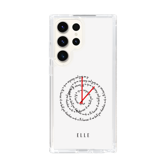スリムプロテクションケース［ ELLE - Do not look to 12 to 2 p.m. ］