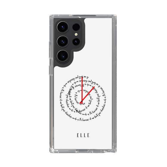 スリムプロテクションケース［ ELLE - Do not look to 12 to 2 p.m. ］