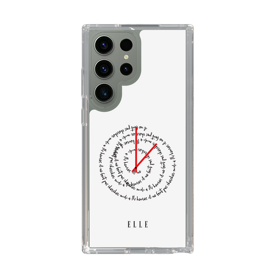 スリムプロテクションケース［ ELLE - Do not look to 12 to 2 p.m. ］