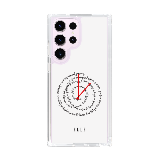 スリムプロテクションケース［ ELLE - Do not look to 12 to 2 p.m. ］