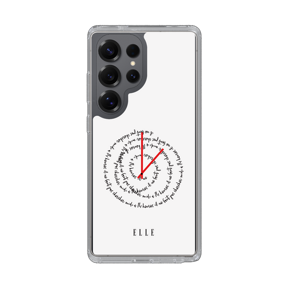 スリムプロテクションケース［ ELLE - Do not look to 12 to 2 p.m. ］