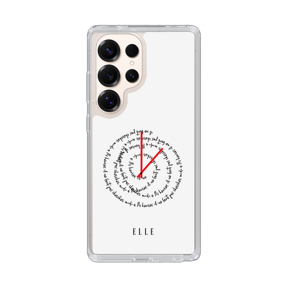 スリムプロテクションケース［ ELLE - Do not look to 12 to 2 p.m. ］