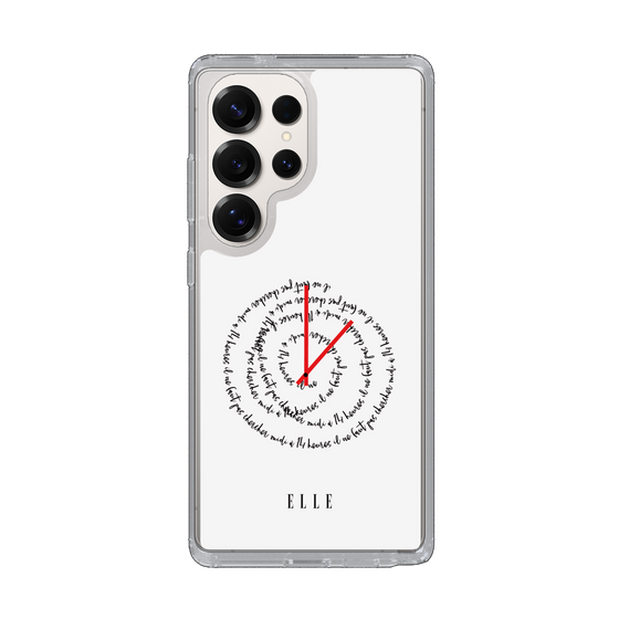 スリムプロテクションケース［ ELLE - Do not look to 12 to 2 p.m. ］