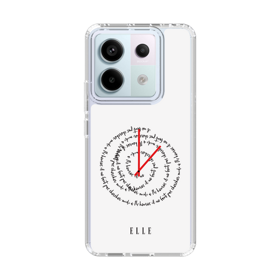 スリムプロテクションケース［ ELLE - Do not look to 12 to 2 p.m. ］