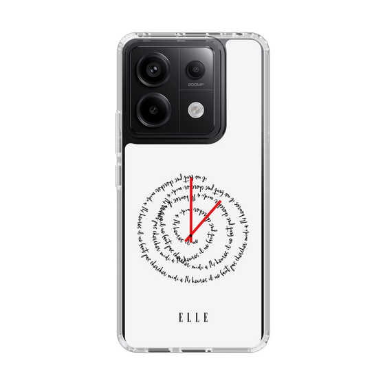 スリムプロテクションケース［ ELLE - Do not look to 12 to 2 p.m. ］