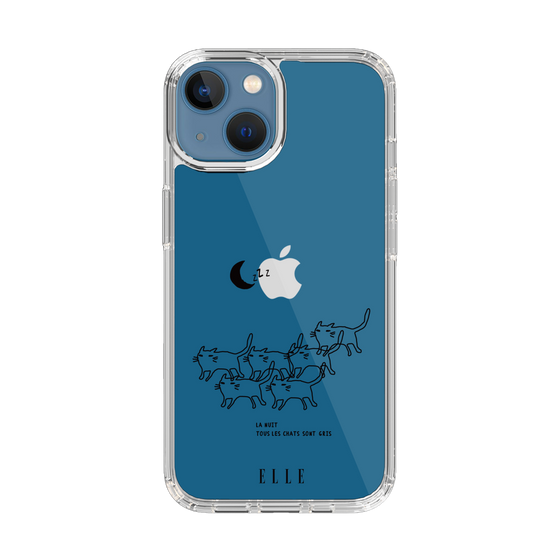 スリムプロテクションケース［ ELLE - All cats are grey in the dark ］