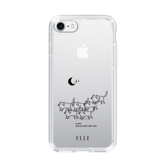 スリムプロテクションケース［ ELLE - All cats are grey in the dark ］