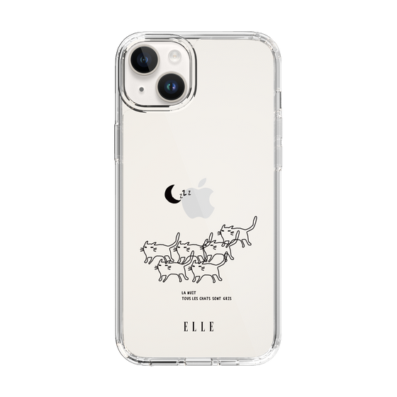 スリムプロテクションケース［ ELLE - All cats are grey in the dark ］