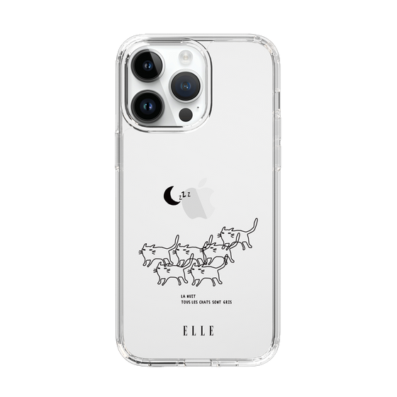 スリムプロテクションケース［ ELLE - All cats are grey in the dark ］