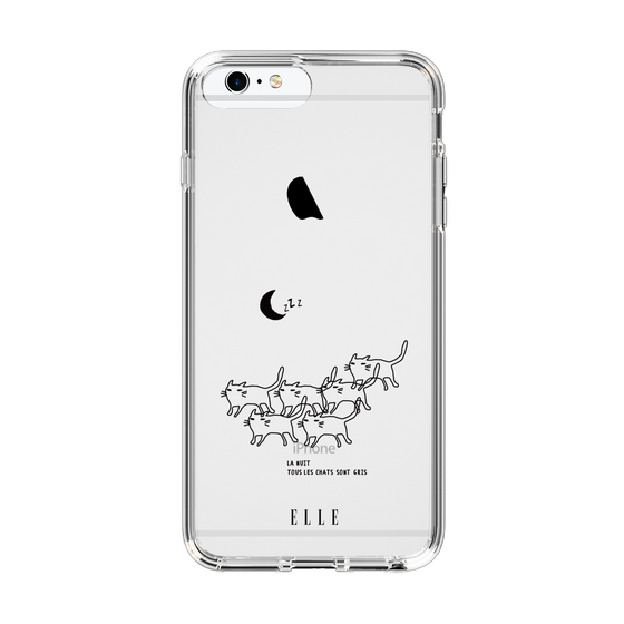 スリムプロテクションケース［ ELLE - All cats are grey in the dark ］