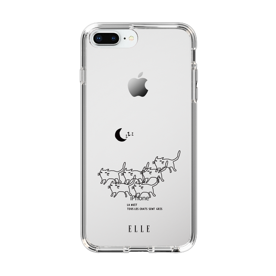 スリムプロテクションケース［ ELLE - All cats are grey in the dark ］