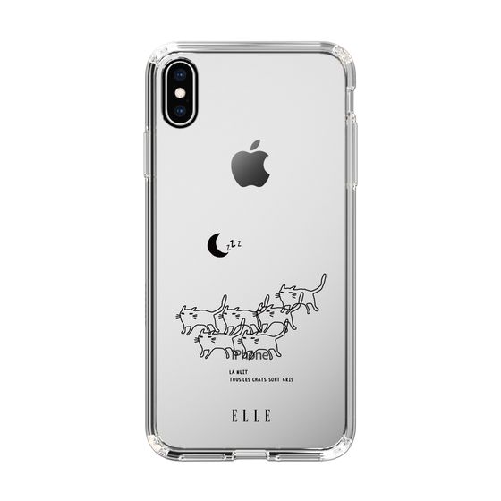 スリムプロテクションケース［ ELLE - All cats are grey in the dark ］