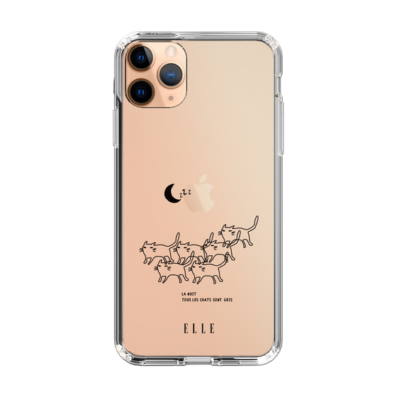 スリムプロテクションケース［ ELLE - All cats are grey in the dark ］