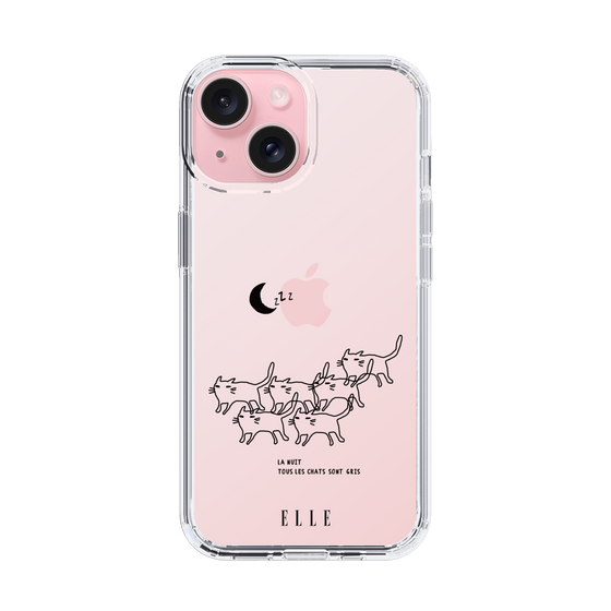 スリムプロテクションケース［ ELLE - All cats are grey in the dark ］