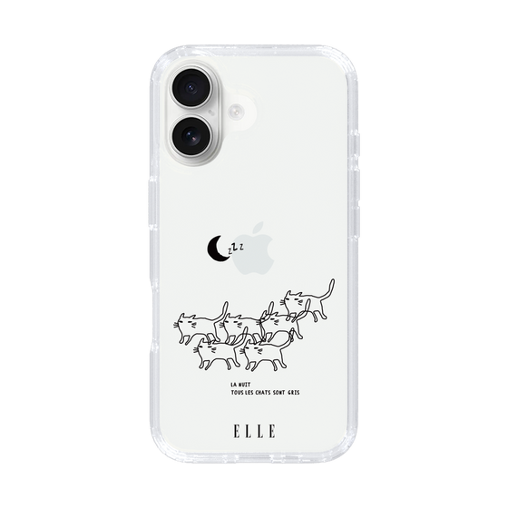 スリムプロテクションケース［ ELLE - All cats are grey in the dark ］