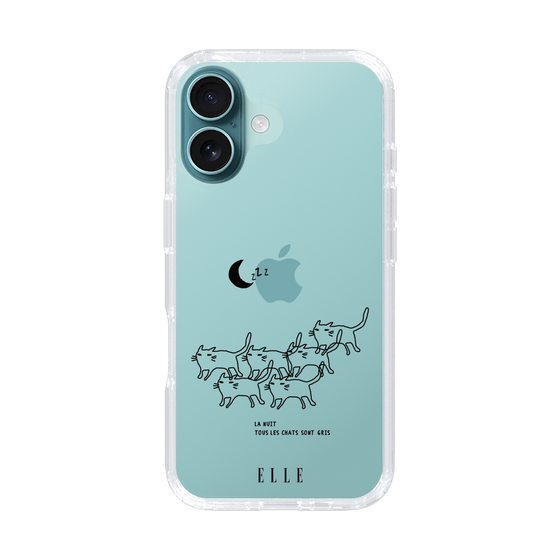 スリムプロテクションケース［ ELLE - All cats are grey in the dark ］