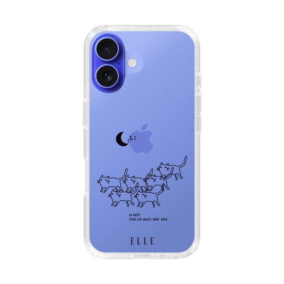 スリムプロテクションケース［ ELLE - All cats are grey in the dark ］