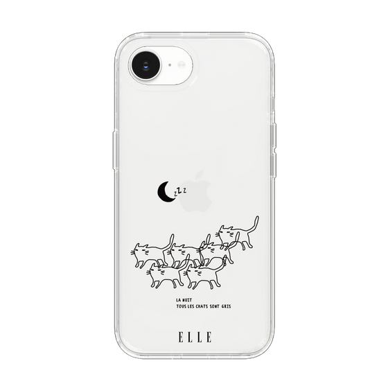 スリムプロテクションケース［ ELLE - All cats are grey in the dark ］
