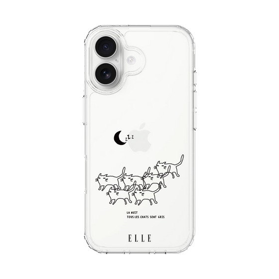 スリムプロテクションケース［ ELLE - All cats are grey in the dark ］