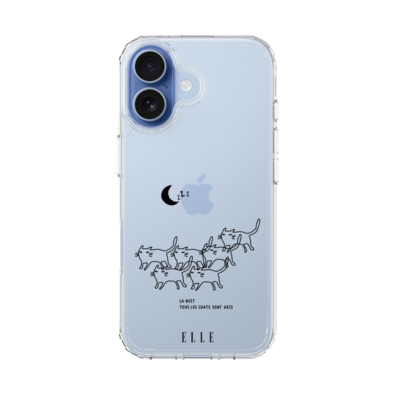 スリムプロテクションケース［ ELLE - All cats are grey in the dark ］