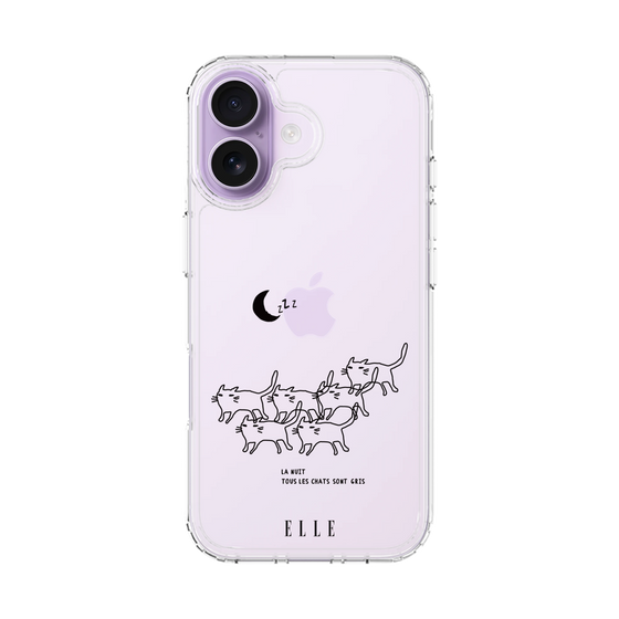 スリムプロテクションケース［ ELLE - All cats are grey in the dark ］