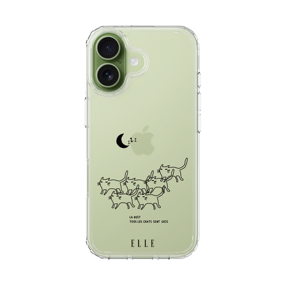 スリムプロテクションケース［ ELLE - All cats are grey in the dark ］