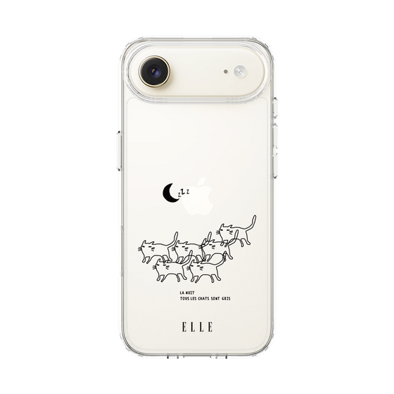 スリムプロテクションケース［ ELLE - All cats are grey in the dark ］