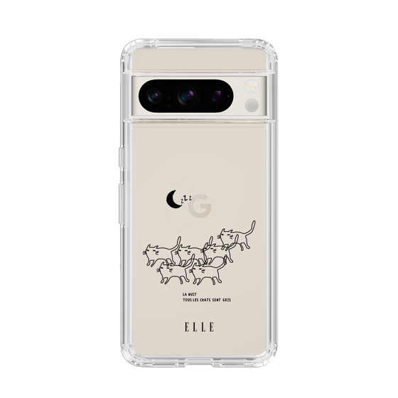 スリムプロテクションケース［ ELLE - All cats are grey in the dark ］