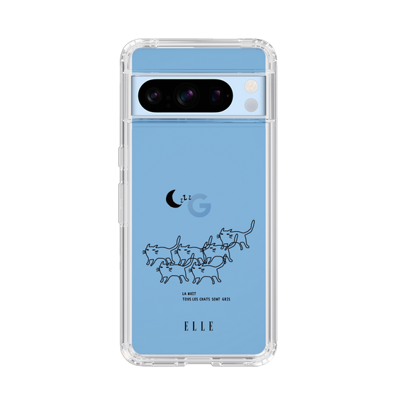 スリムプロテクションケース［ ELLE - All cats are grey in the dark ］