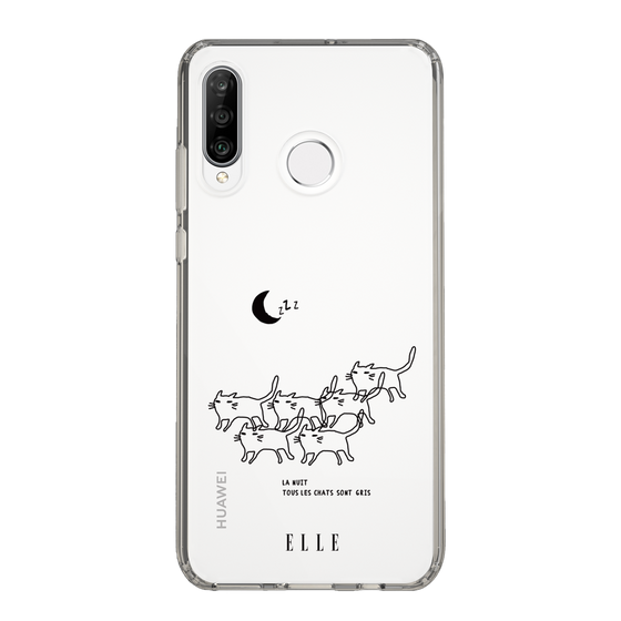 スリムプロテクションケース［ ELLE - All cats are grey in the dark ］