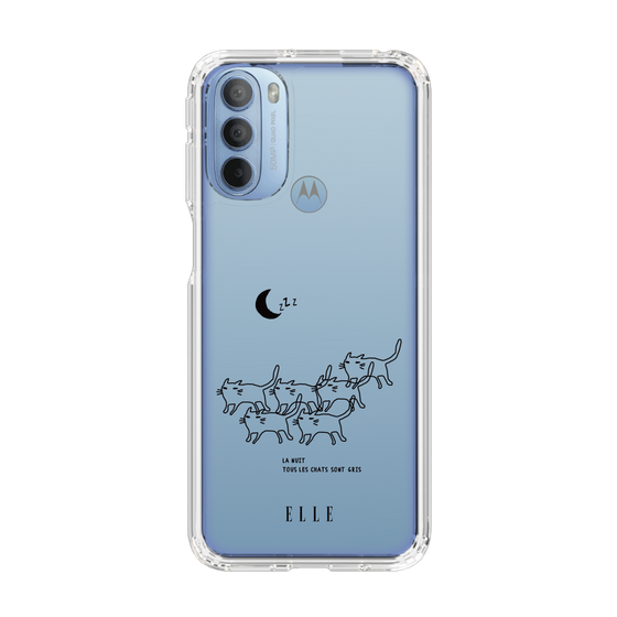 スリムプロテクションケース［ ELLE - All cats are grey in the dark ］