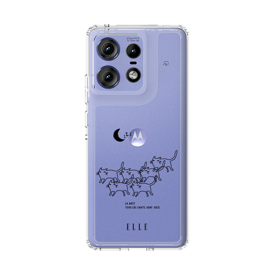スリムプロテクションケース［ ELLE - All cats are grey in the dark ］