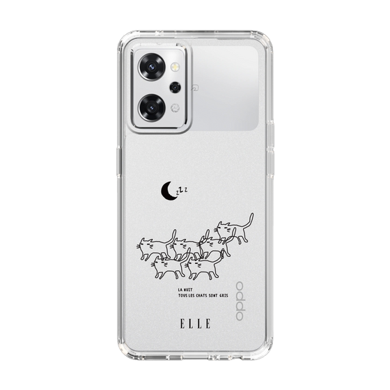 スリムプロテクションケース［ ELLE - All cats are grey in the dark ］