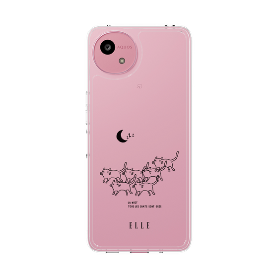スリムプロテクションケース［ ELLE - All cats are grey in the dark ］