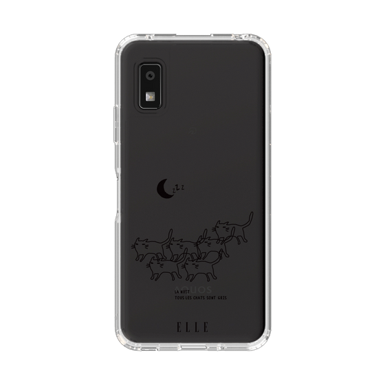 スリムプロテクションケース［ ELLE - All cats are grey in the dark ］