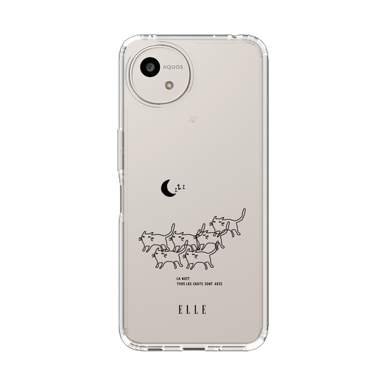 スリムプロテクションケース［ ELLE - All cats are grey in the dark ］