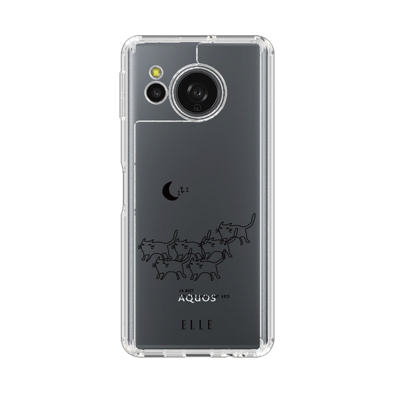 スリムプロテクションケース［ ELLE - All cats are grey in the dark ］