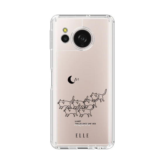 スリムプロテクションケース［ ELLE - All cats are grey in the dark ］