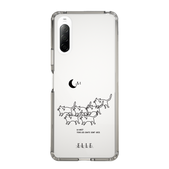スリムプロテクションケース［ ELLE - All cats are grey in the dark ］