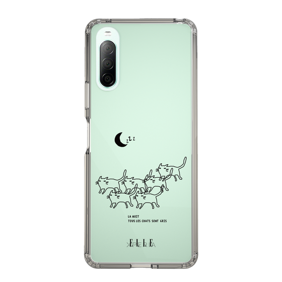 スリムプロテクションケース［ ELLE - All cats are grey in the dark ］