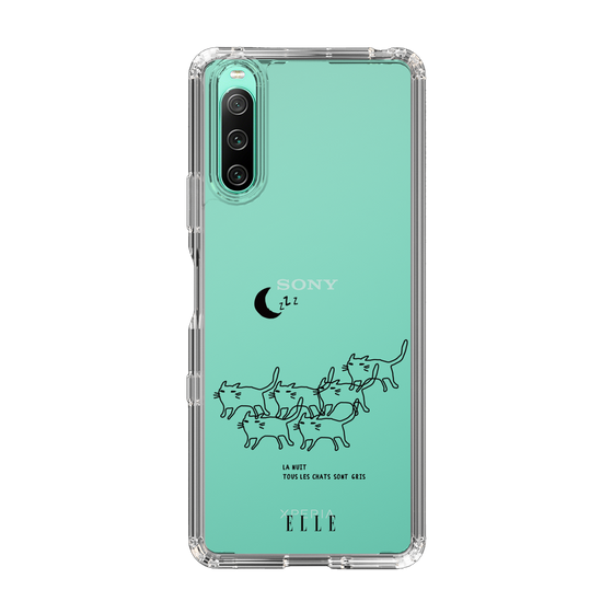 スリムプロテクションケース［ ELLE - All cats are grey in the dark ］
