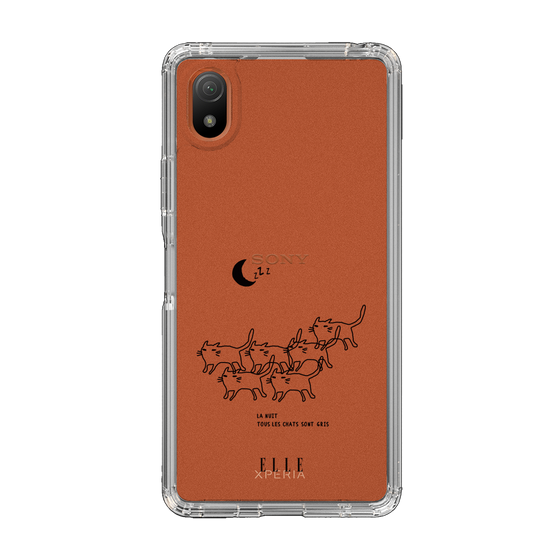 スリムプロテクションケース［ ELLE - All cats are grey in the dark ］