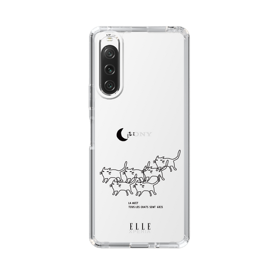 スリムプロテクションケース［ ELLE - All cats are grey in the dark ］