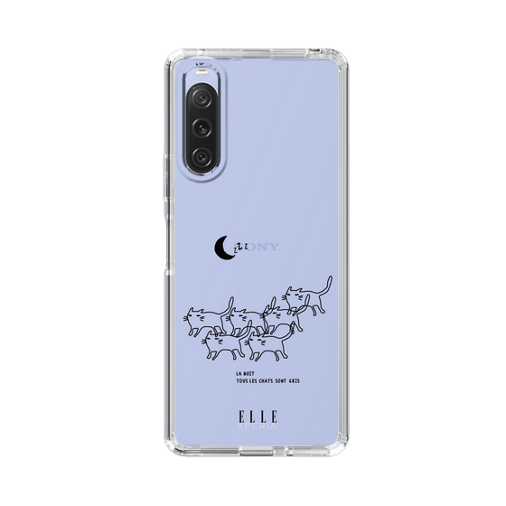 スリムプロテクションケース［ ELLE - All cats are grey in the dark ］