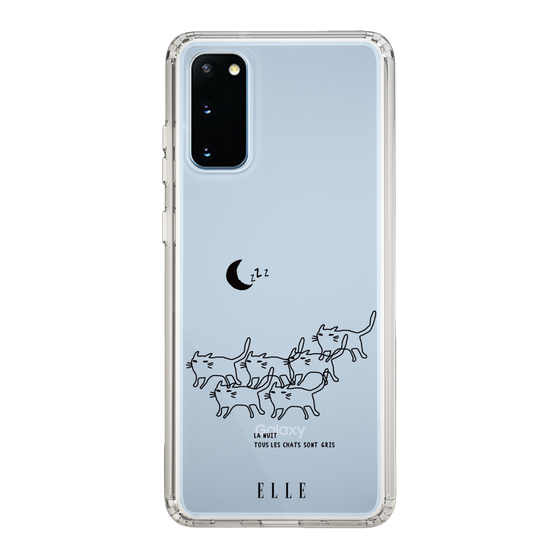 スリムプロテクションケース［ ELLE - All cats are grey in the dark ］