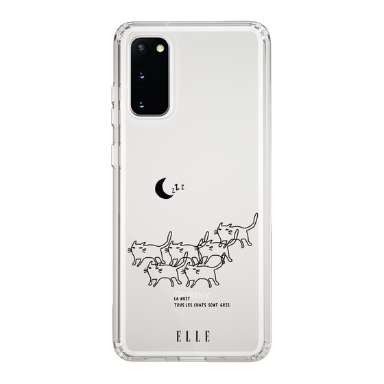 スリムプロテクションケース［ ELLE - All cats are grey in the dark ］